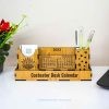 Costeater Universal Desk Calendar with Pen Holder