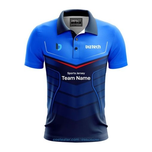 Customized Polo Full Body Digital Print Sports Jersey, Mash Fabric Polo Shirt Printing – Factory Made