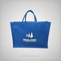 Custom Logo Print Jute Bag