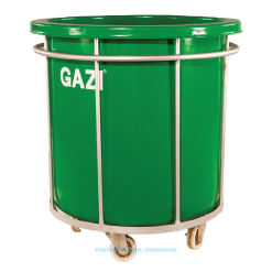 Gazi Industrial Bucket & Trolley 750 Ltr.