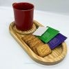 Wooden Desk Table Top Organizer