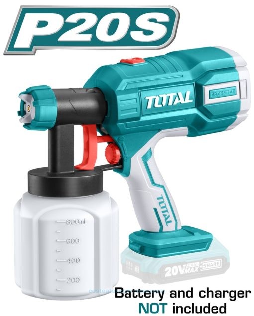 TOTAL SPRAY GUN Li – ion 20V (TSGLI2001)