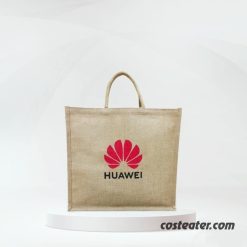 Custom Logo Print Jute Bag