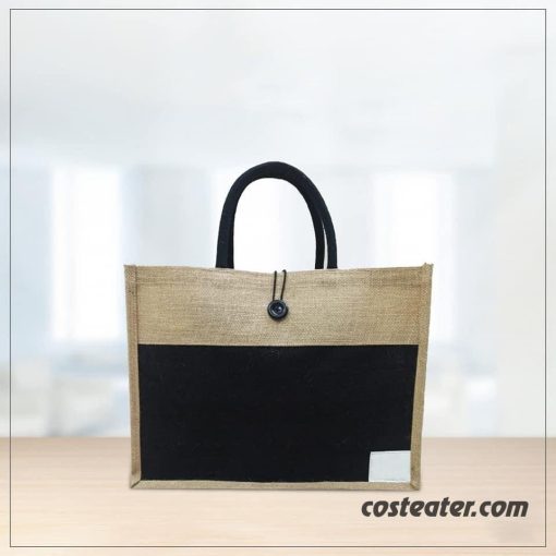 Custom Logo Print Jute Bag