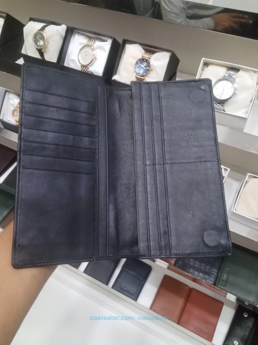 Genuine Premium Leather Long Wallet with Custom Branding