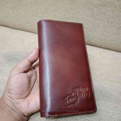 Genuine Premium Leather Long Wallet with Custom Branding