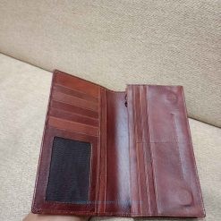 Genuine Premium Leather Long Wallet with Custom Branding