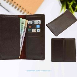 Genuine Leather Long Wallet with Custom Branding