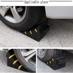 Antislip Triangle 3kg Rubber Wheel Stopper, Wheel Chock Block, Anti Slip Car Stopper