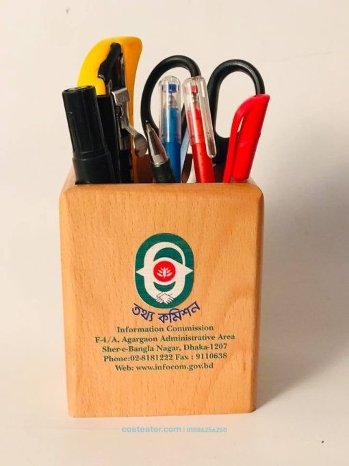 Wooden Desk Organizer – Pen Holder