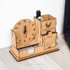 Costeater Wooden Wall Calendar: Minimalist Charm Crafted in 2mm Board!