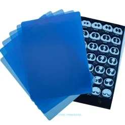 Reliable 10″ X 12″ PET Inkjet Blue Medical Imaging Film – Waterproof and High-Resolution Imaging (Pack of 100 Sheets)