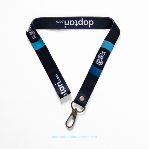 Customised ID Card Ribbon Lanyard Color Print with ID Card Badge Holder Neck Strap for Exhibition