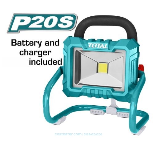 Total Lithium-Ion Work Lamp (with Battery & Charger)- TFLI2002, TFBLI2001, TFCLI2001