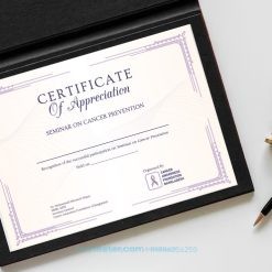 Certificate Print For Organisation