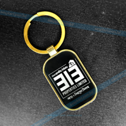 Customised Metal Keyring with your company name