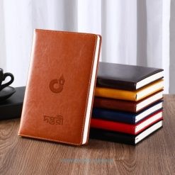 Custom Design Print A5 PU Leather Diary Notebook Printing