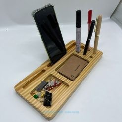 Wooden Desk Table Top Organizer