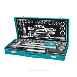 TOTAL 24PCS 1/2″ SOCKET SET (THT141253)