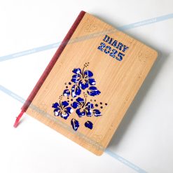 Wooden Cover Diary – 200 Pages with Date-per-Page Design for Organized Planning