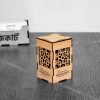 Premium Wooden Attar Box – Elegant Single Unit Gift Box for Ramadan