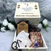 Premium Ramadan Wooden Gift Box with Silver Acrylic – Perfect Eid Gift