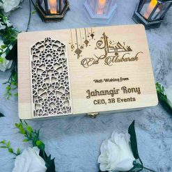 EID Wooden Gift Box – Premium Islamic Gift Set